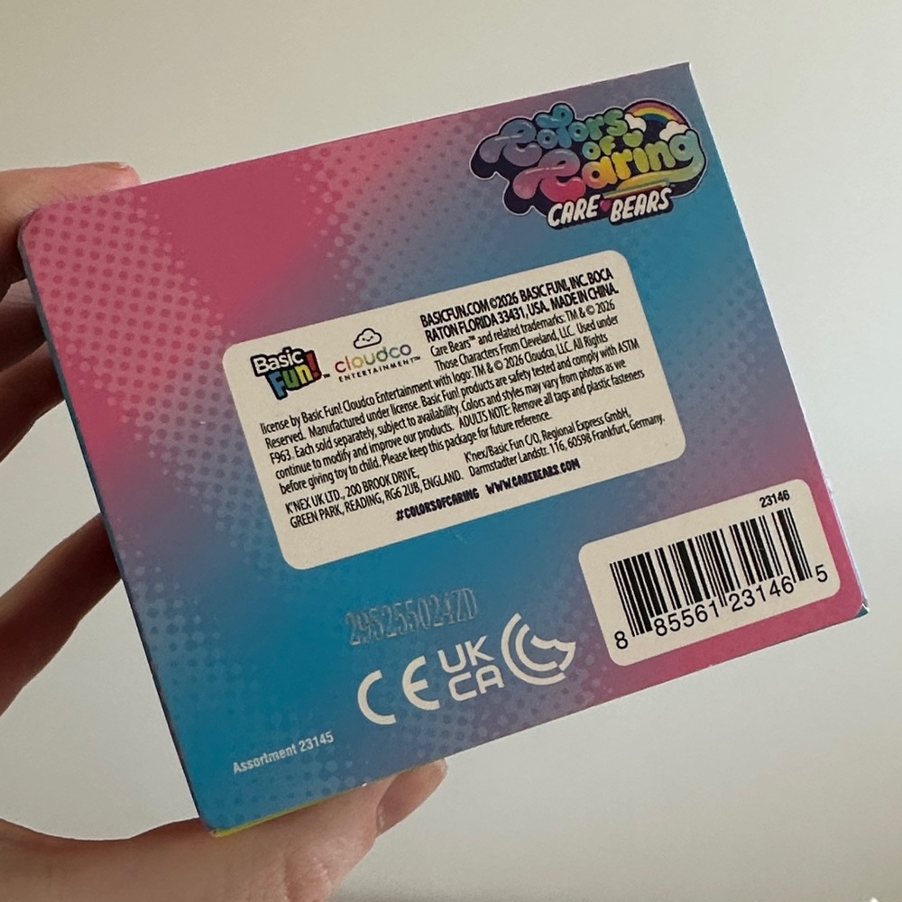 NEW Care Bears Plush Pendant - Caring Cuties Vinyl Brand New Unopened -“24” code - Picture 6 of 7